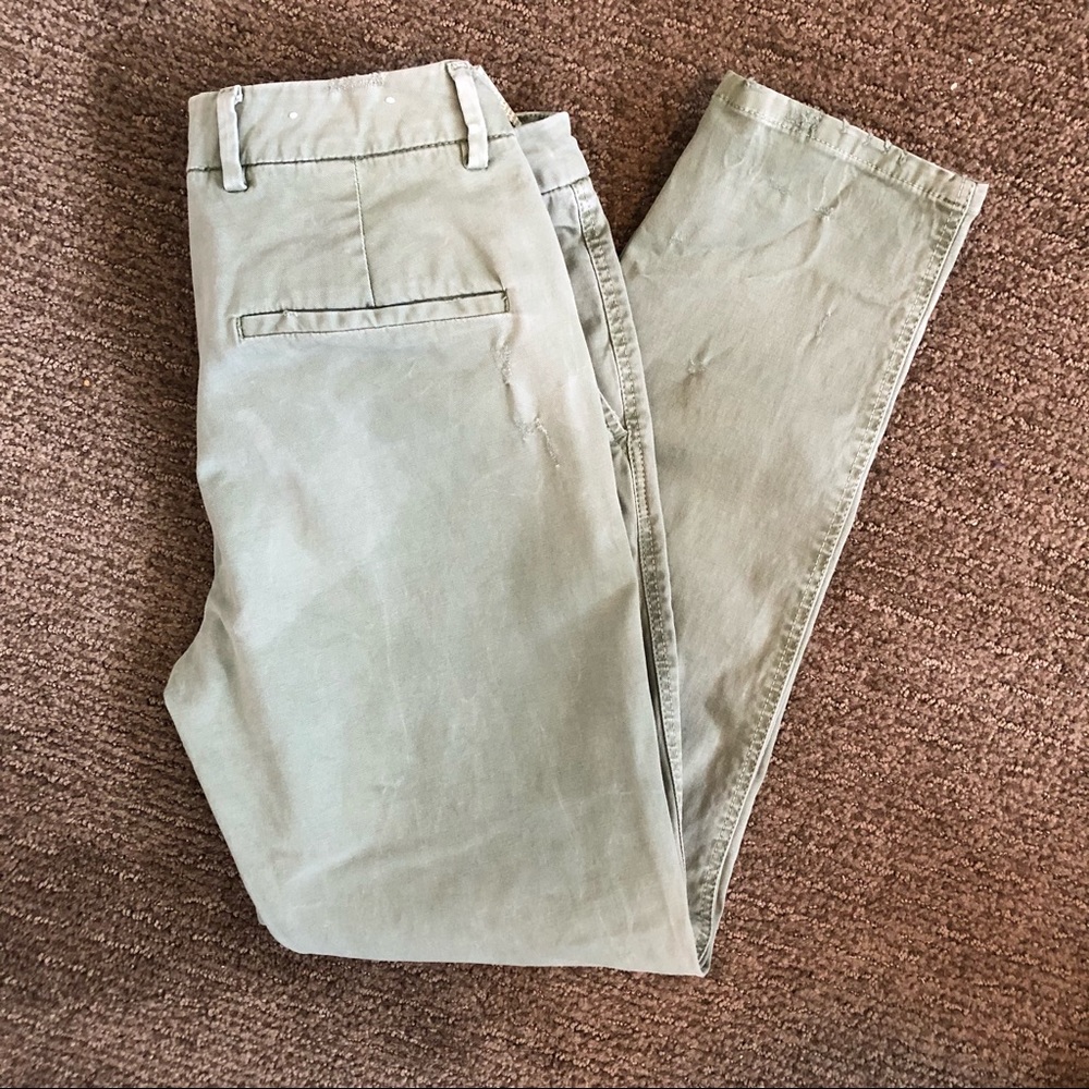 Zara Woman’s green jeans US 6